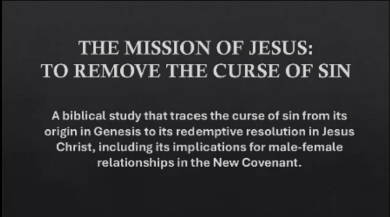 WEDNESDAY NIGHT 23 APRIL 25 BIBLE CLASS